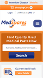 Mobile Screenshot of medspares.com